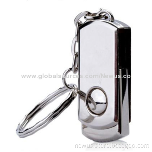 Silver Metal USB Flash Drives, 2G/128G 2.0/3.0 Pen Sticks